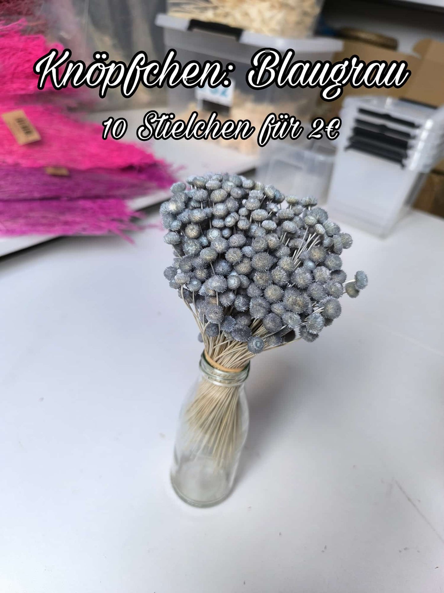 Knöpfchen | Blaugrau