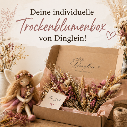 Individuelle Trockenblumenbox